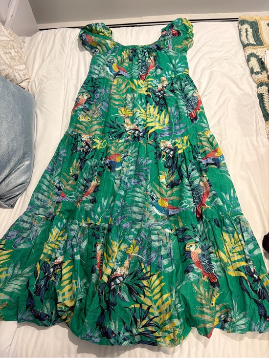 Anthropologie Dresses & Skirts - Anthropologie Maeve Tropical Tiered Maxi Dress